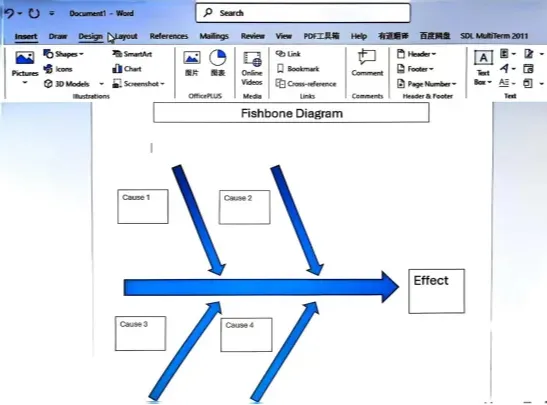 How to Create a Fishbone Diagram in Microsoft Word