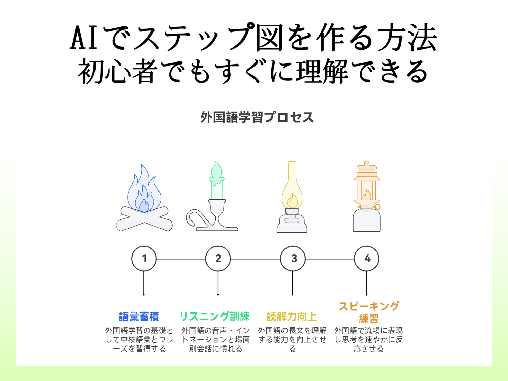 AIでステップ図を作る方法｜初心者でもすぐに理解できる