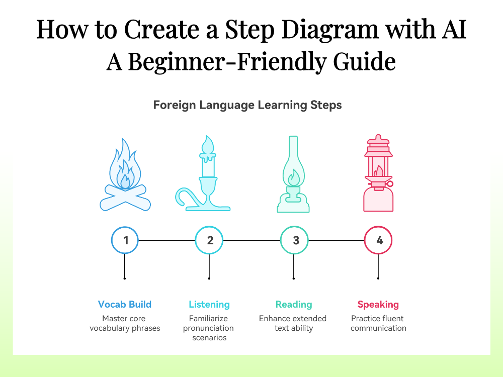 How to Create a Step Diagram with AI: A Beginner-Friendly Guide