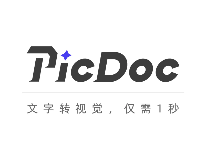 Le nouveau outil d'IA PicDoc, réalise la transformation "du texte en diagramme professionnel éditable en un instant"​​