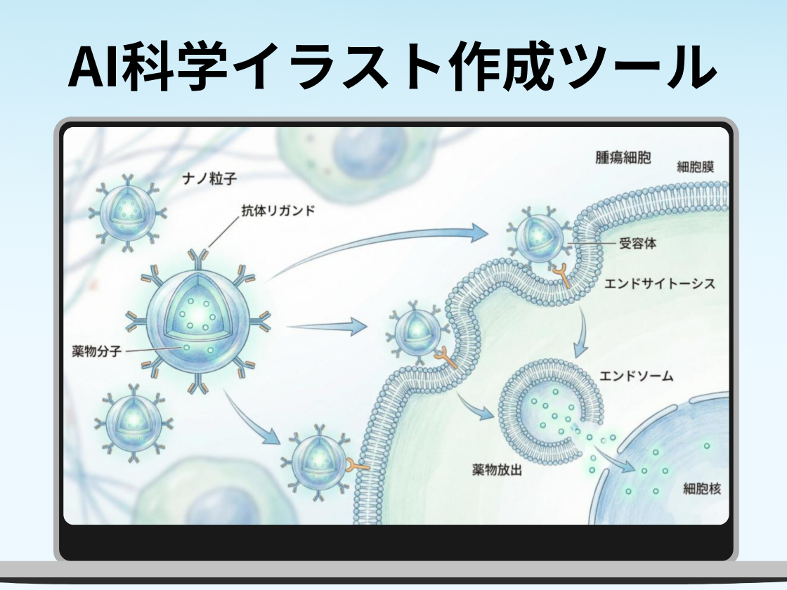 AIで科学イラストをオンライン生成