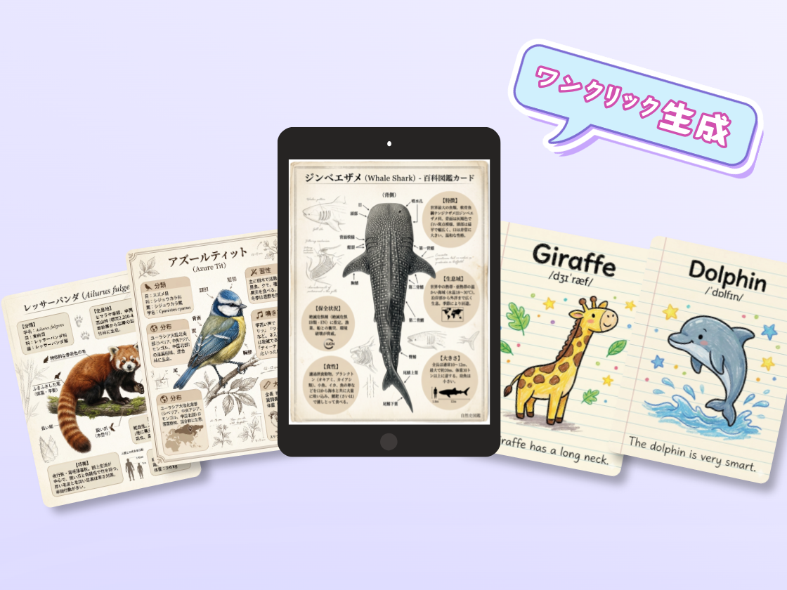 AIで知識カードを自動生成