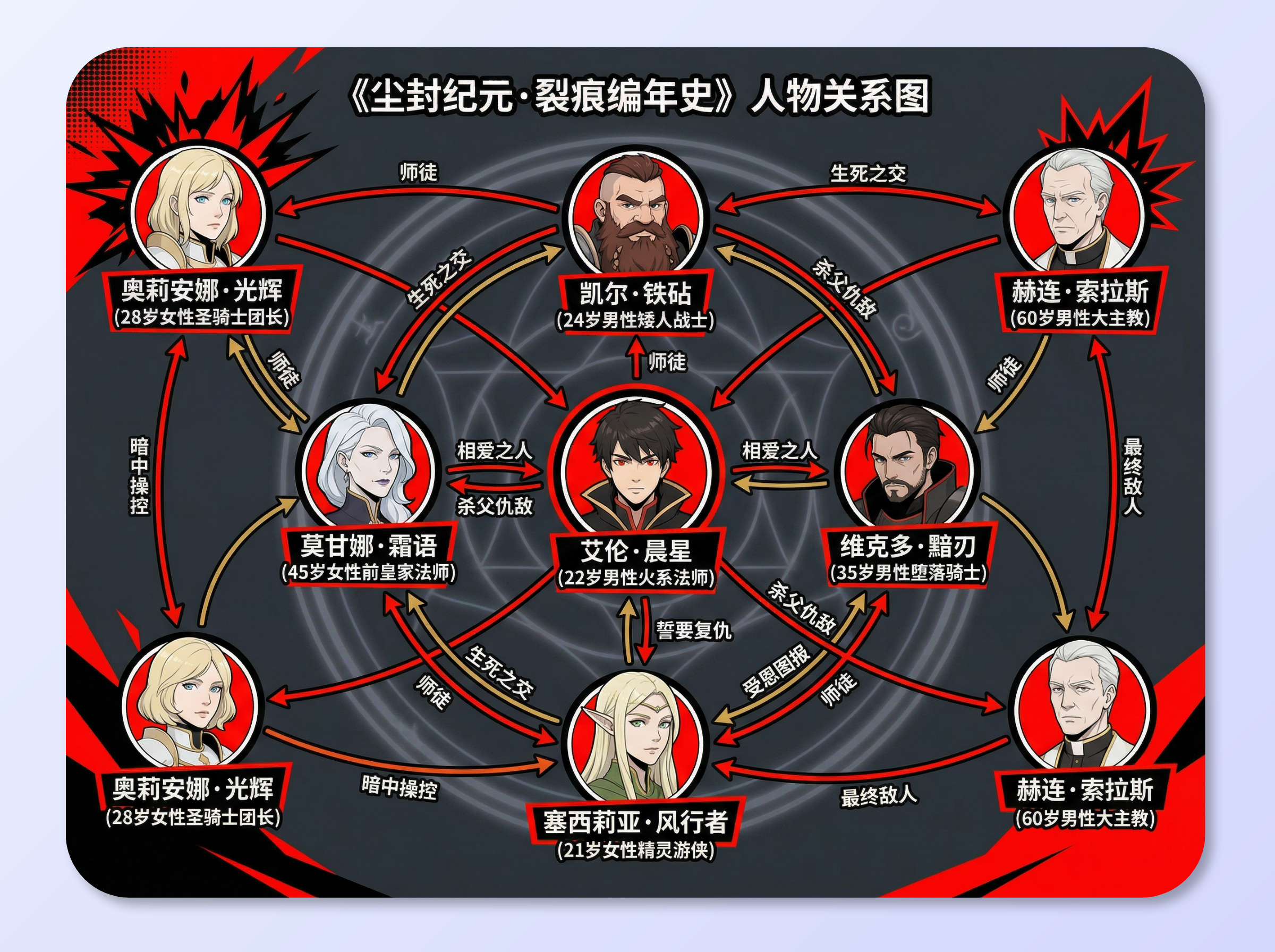 Game Worldview Character Network