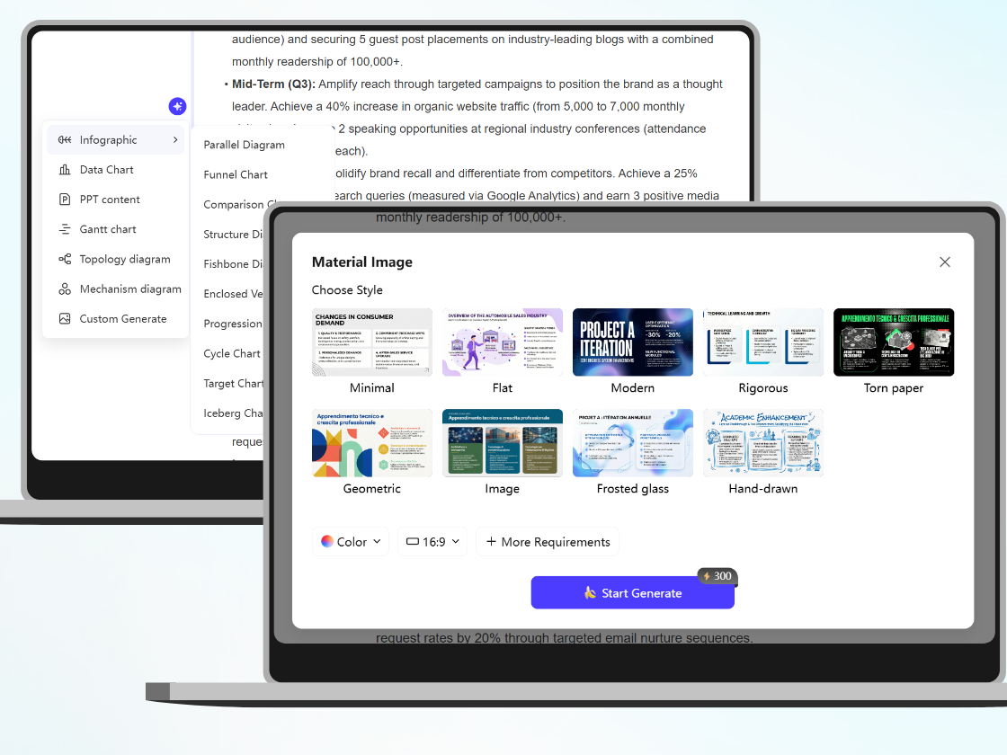 Turn Work Plan into Charts & PPT Slides