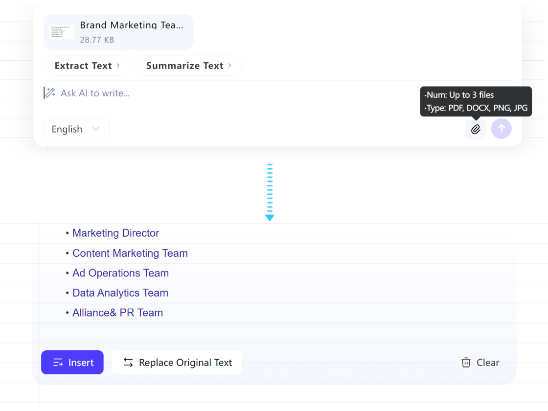 AI Text Extraction from Documents