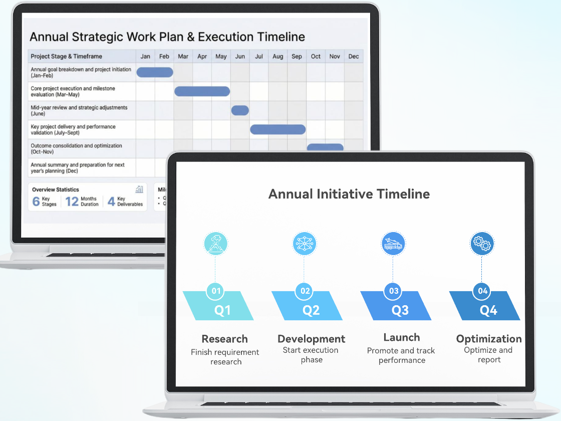 Visualize Your Annual Timeline