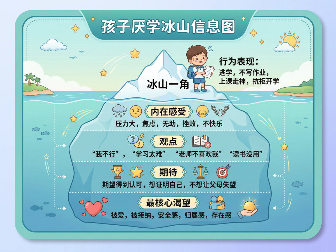 Student Behavior Iceberg Chart