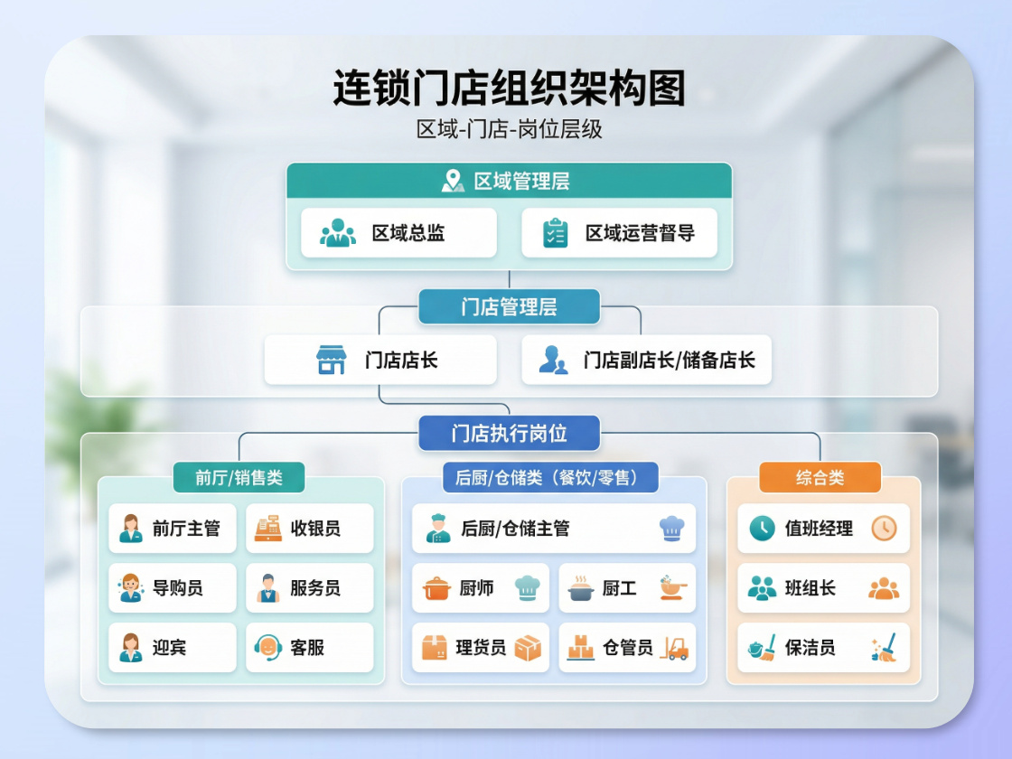 Retail Chain Management Org Charts