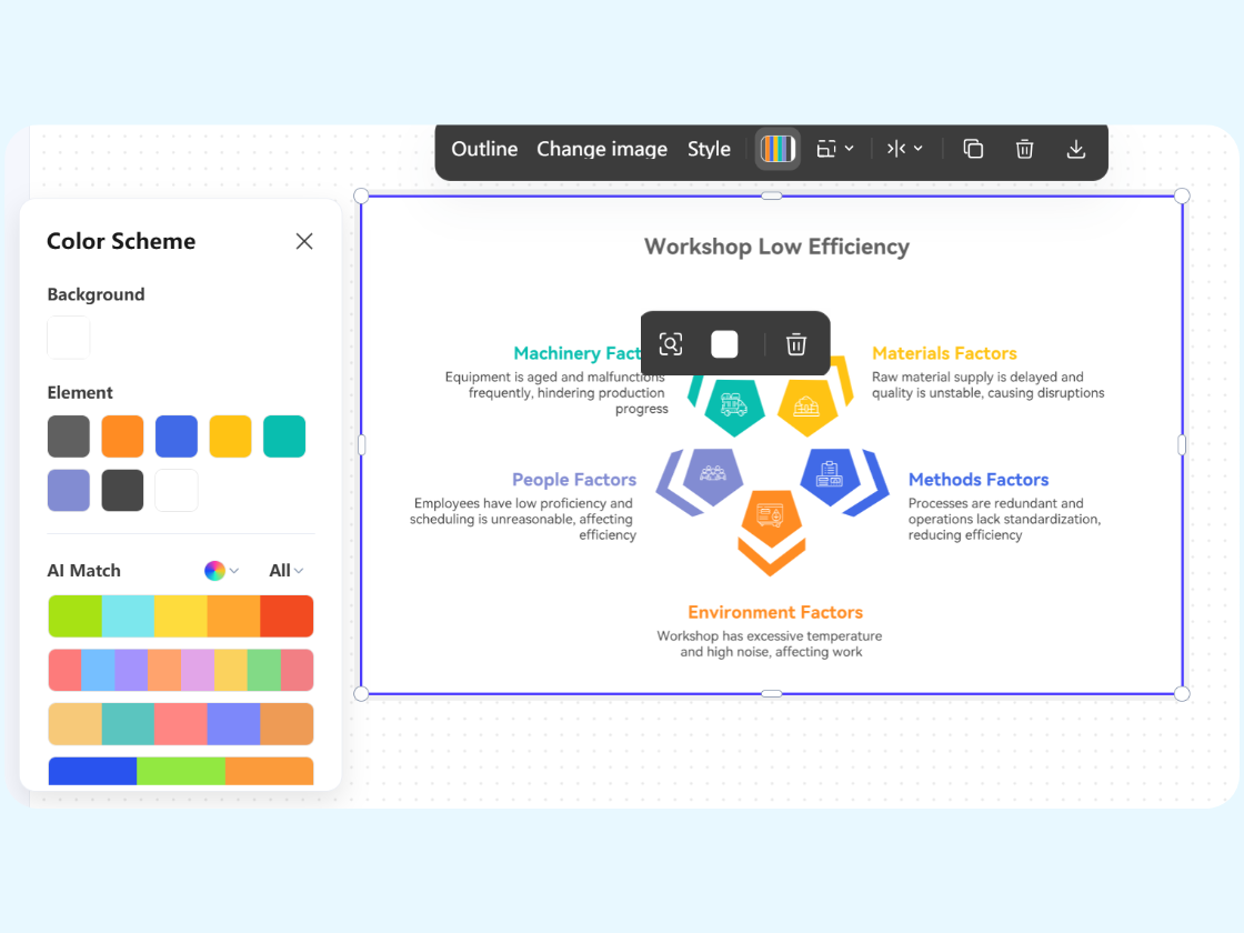 Personalize Your Slides with Custom Colors and Icons