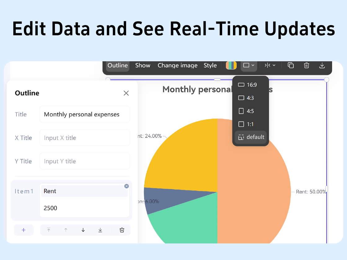 Sunting Data dan Lihat Pembaruan Real-Time
