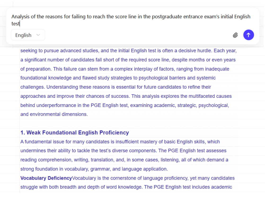 AI Writing Assistant to Expand Factors