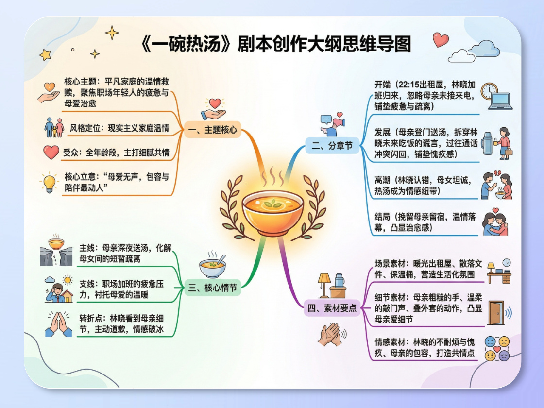 內容大綱心智圖