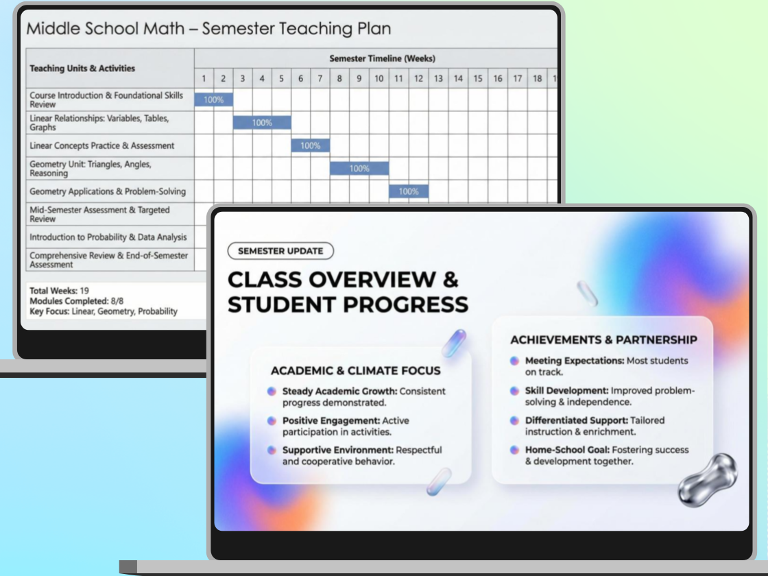 Understand Learning Progress at a Glance