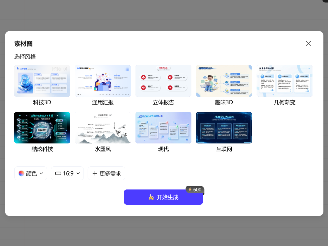 豊富でプロ品質のデザインスタイル