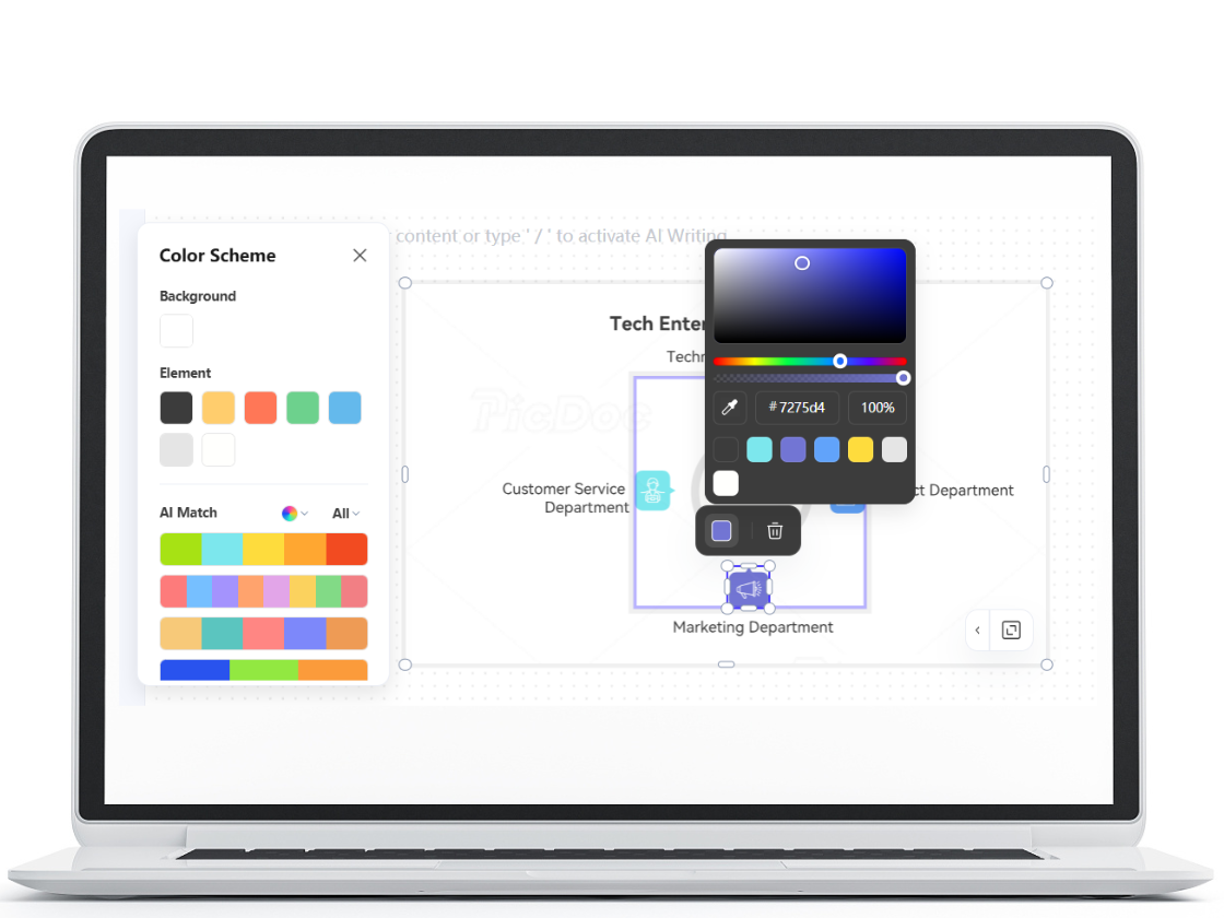Customize Colors to Match Your Brand Style
