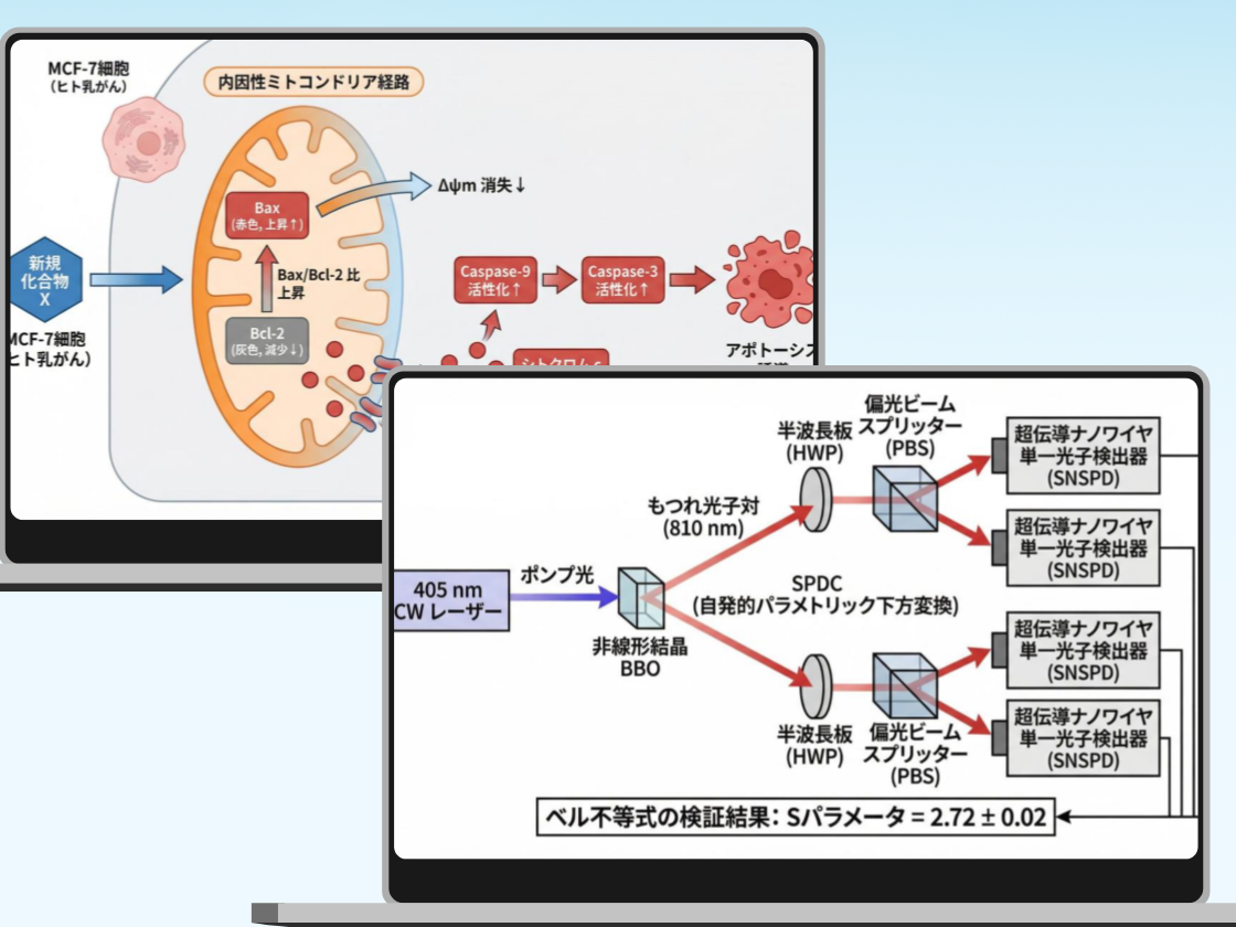 様々な研究用イラスト・図表を自在に選択
